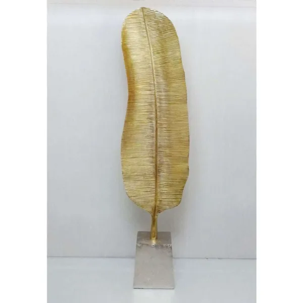 Mint Homeware Large Big Leaf Sculpture Gold