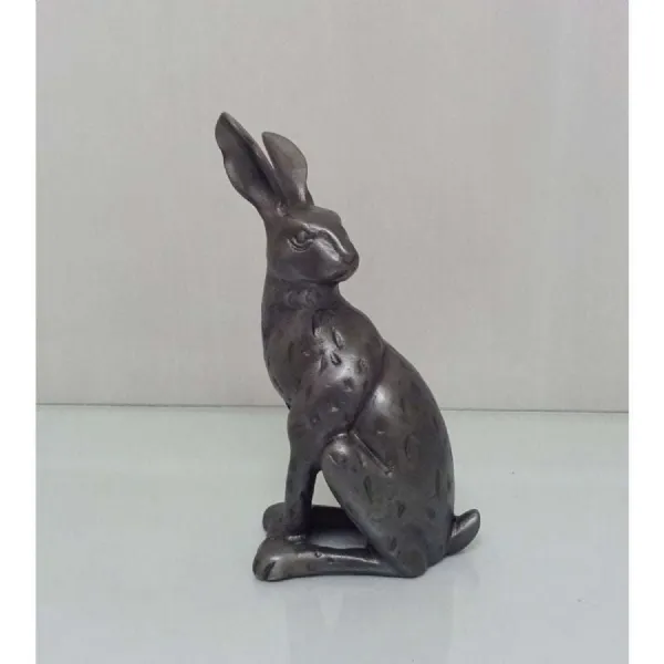 Mint Homeware Rabbit Sculpture Grey