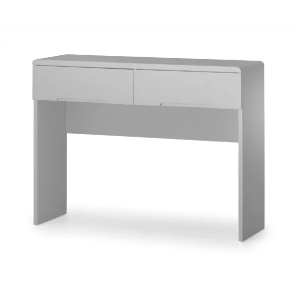 Manhattan Dressing Table With 2 Drawers Grey