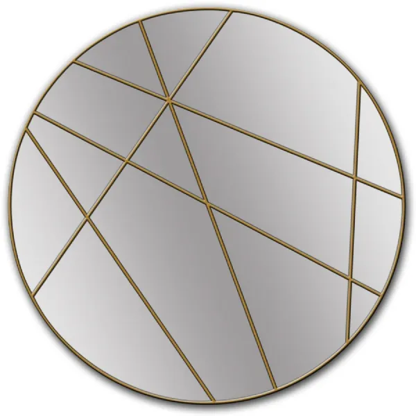 Mirror Collection Gold Iron Framed Mirror