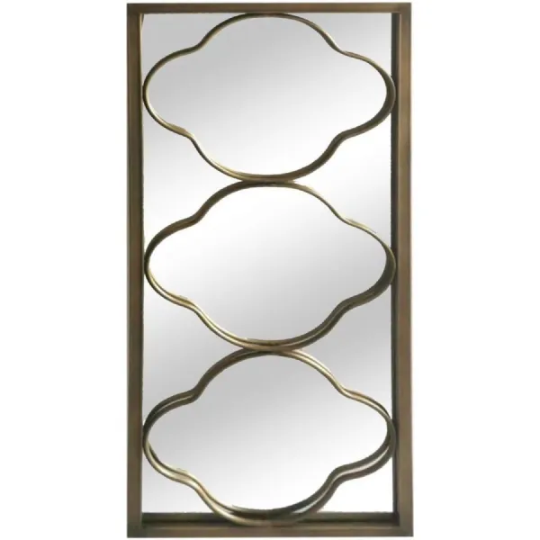 Mirror Collection Gold Iron Framed Mirror