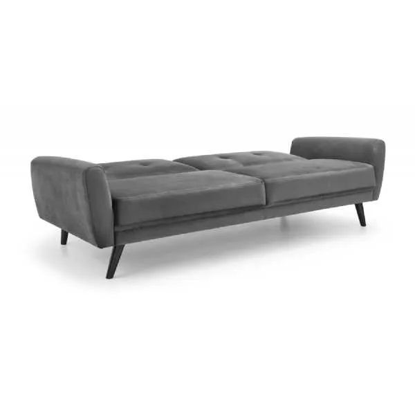 Monza Sofabed In Dark Grey Velvet