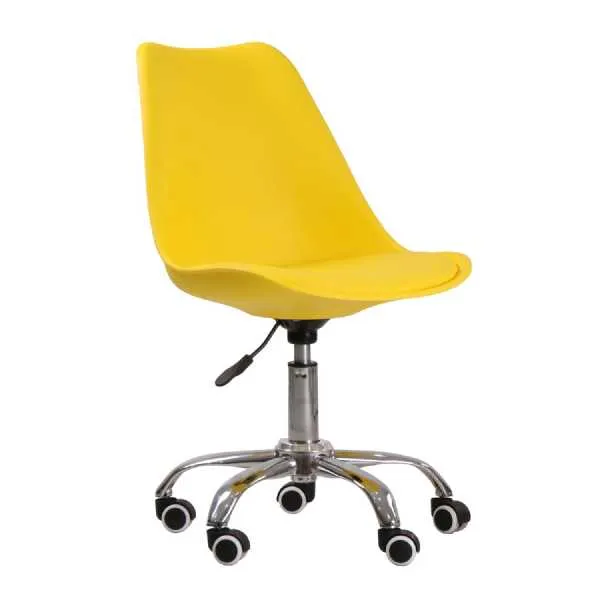 Orsen Swivel Office Chair Yellow