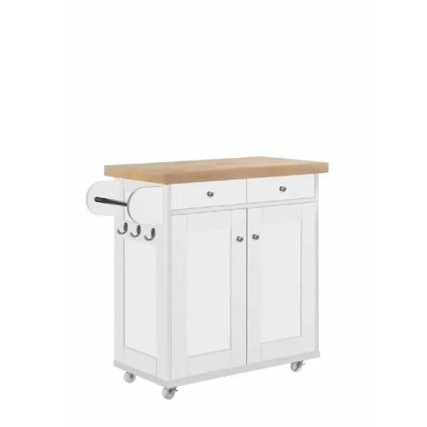 Portland Kitchen Island White