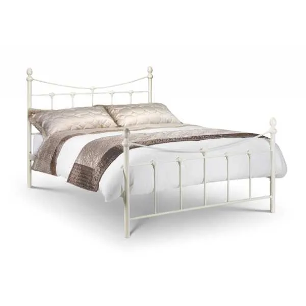 Rebecca Bed 150cm Stone White