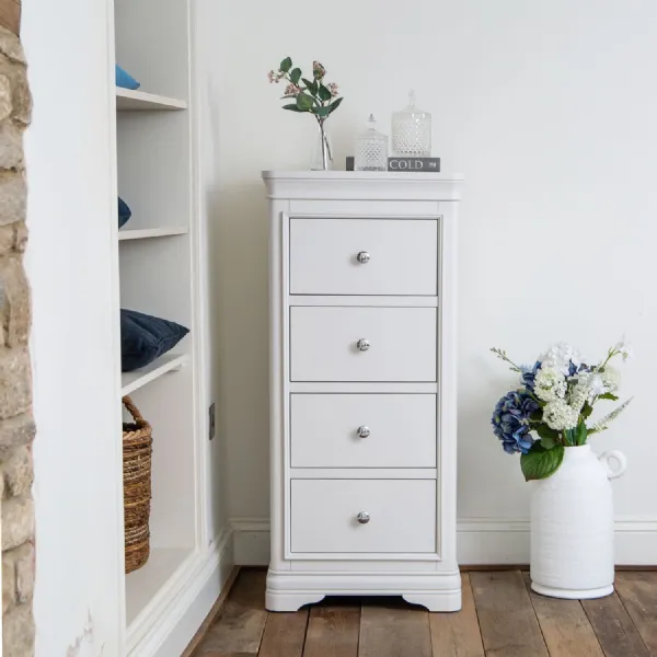 SB Bedroom 4 Drawer Narrow Chest