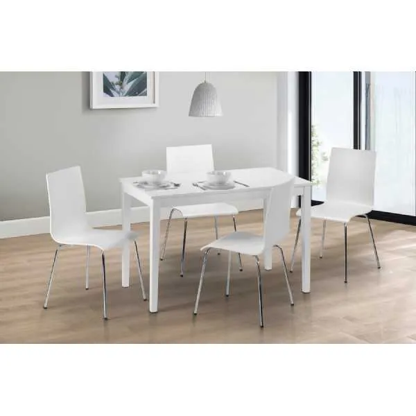 Taku Dining Table Satin White