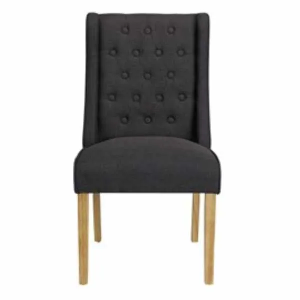 Verona Chair Charcoal (pack Of 2)