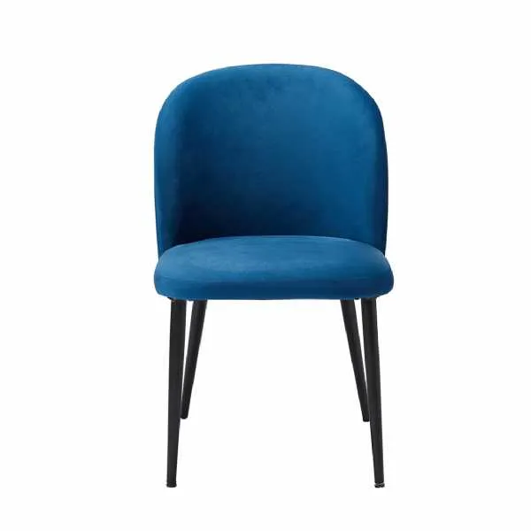 Zara Dining Chair Blue (pack Of 2)