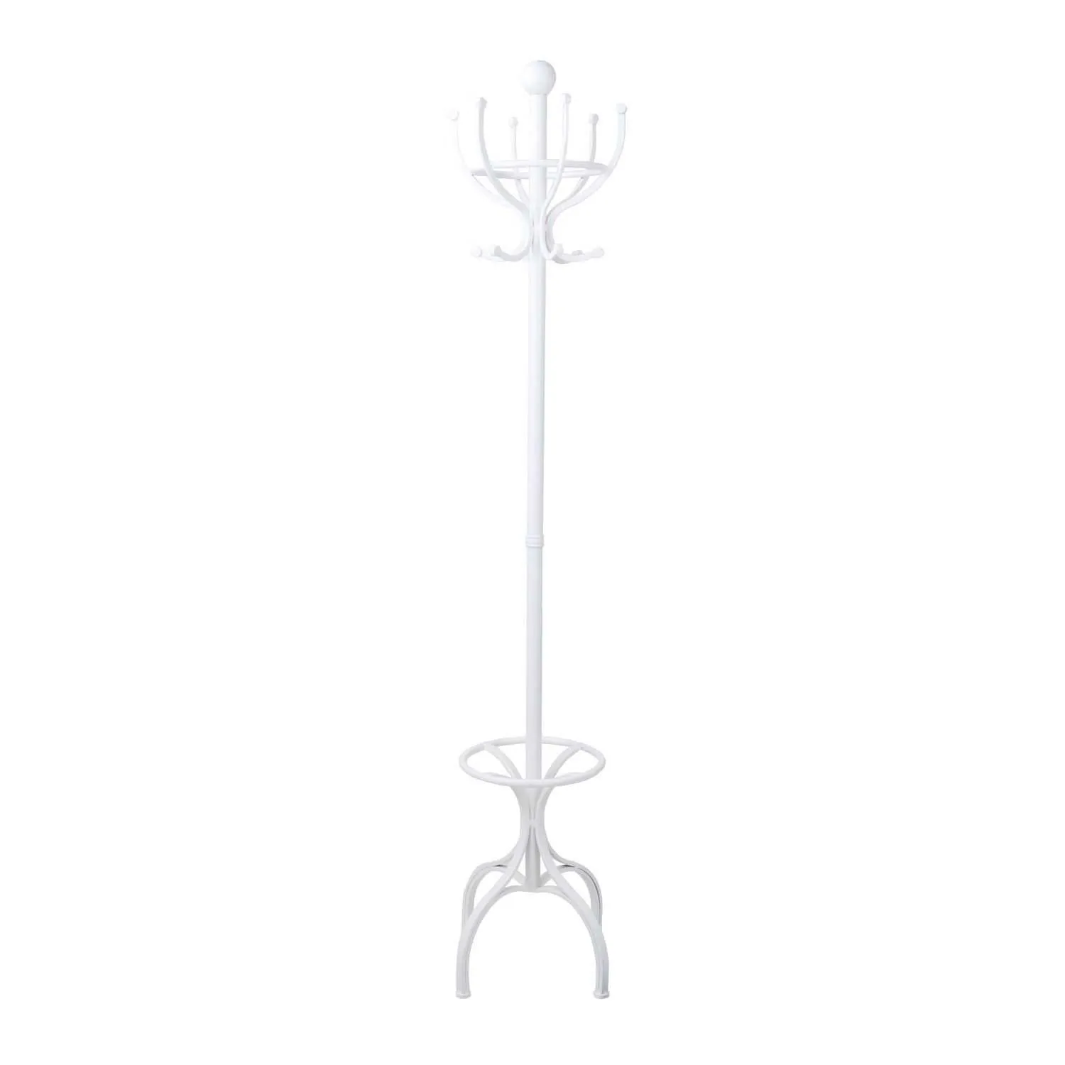 White Hat And Coat Stand