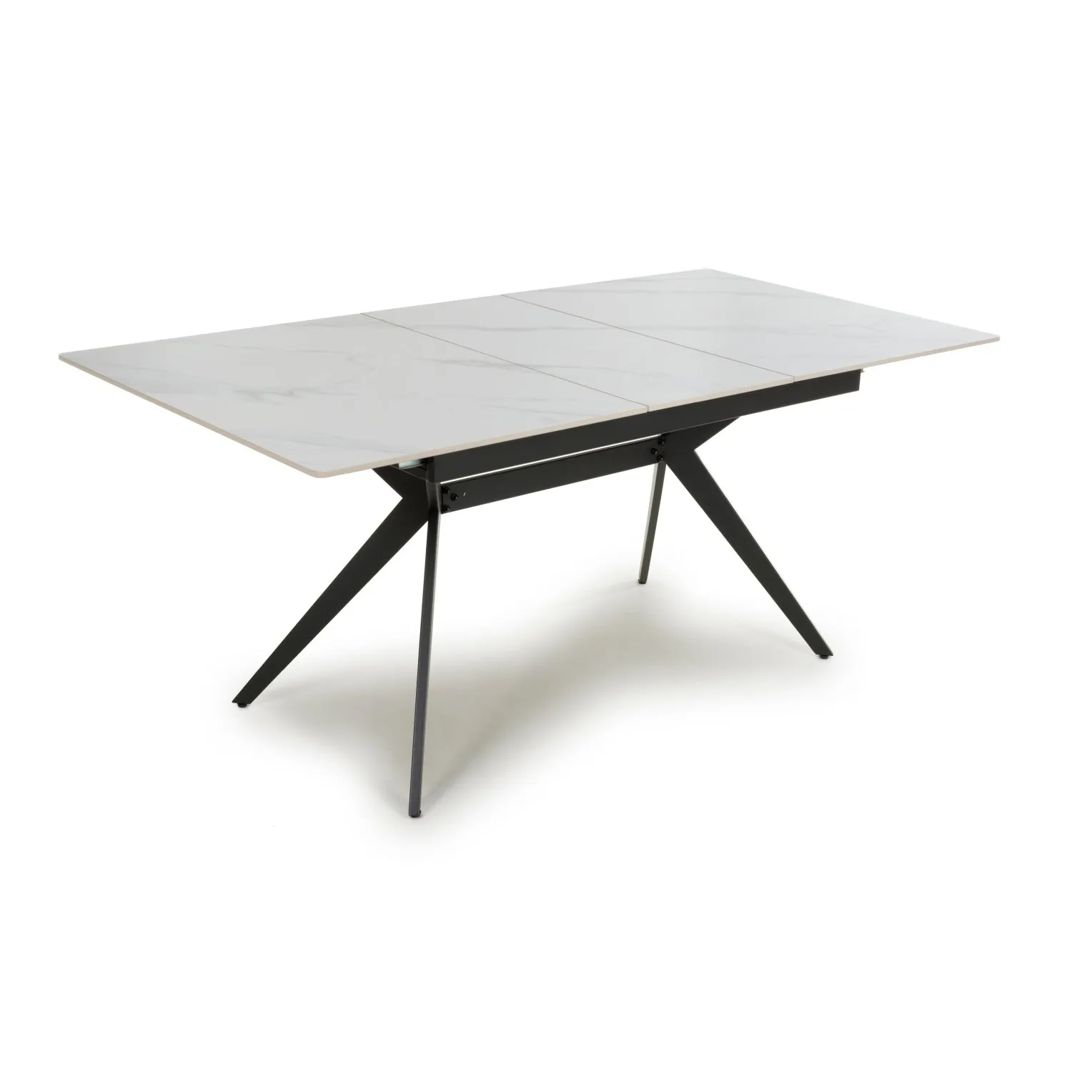 Timor 1.8m Extending White Dining Table