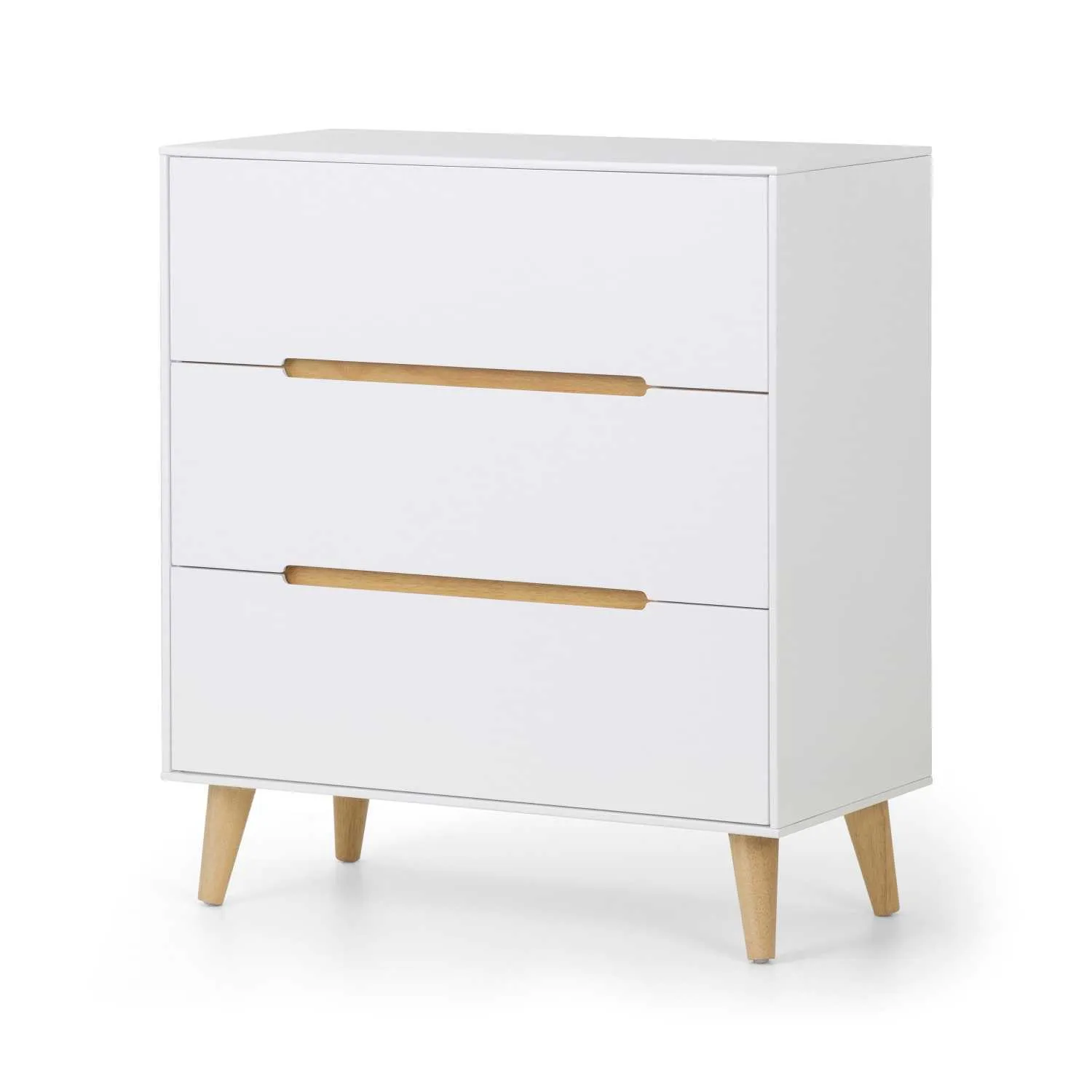 Alicia 3 Drawer Chest White