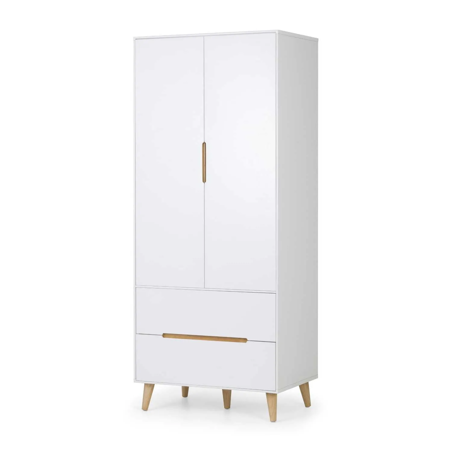 Alicia 2 Door Wardrobe White