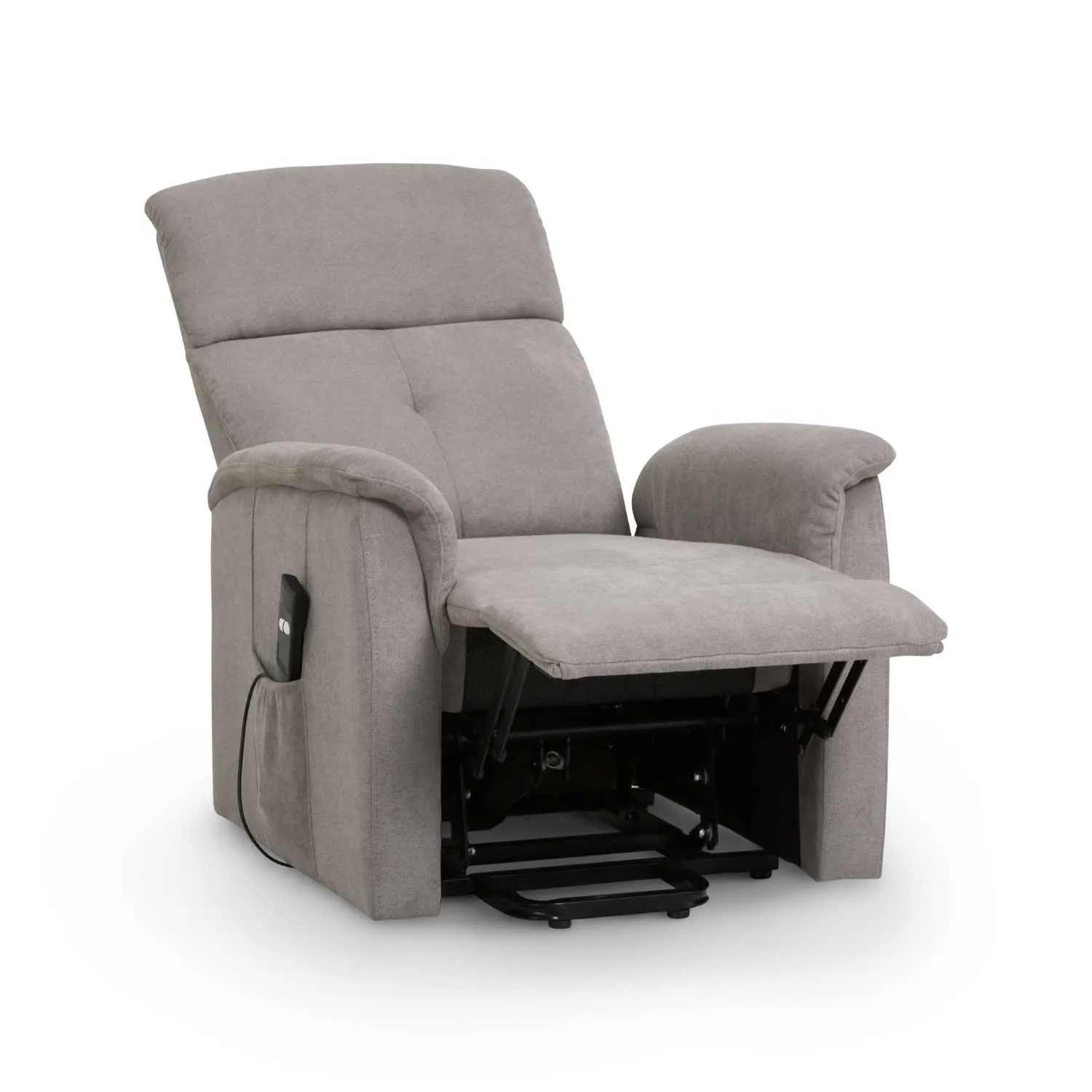 Ava Rise And Recline Chair Taupe Fabric