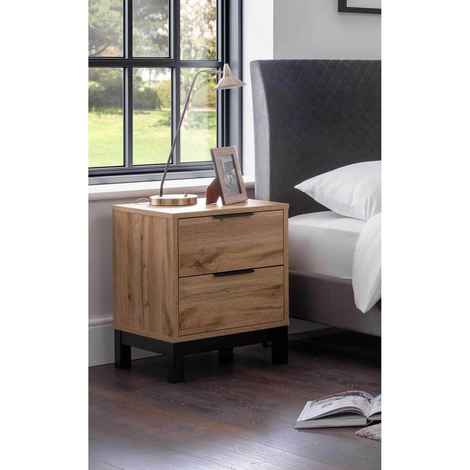 Bali 2 Drawer Bedside