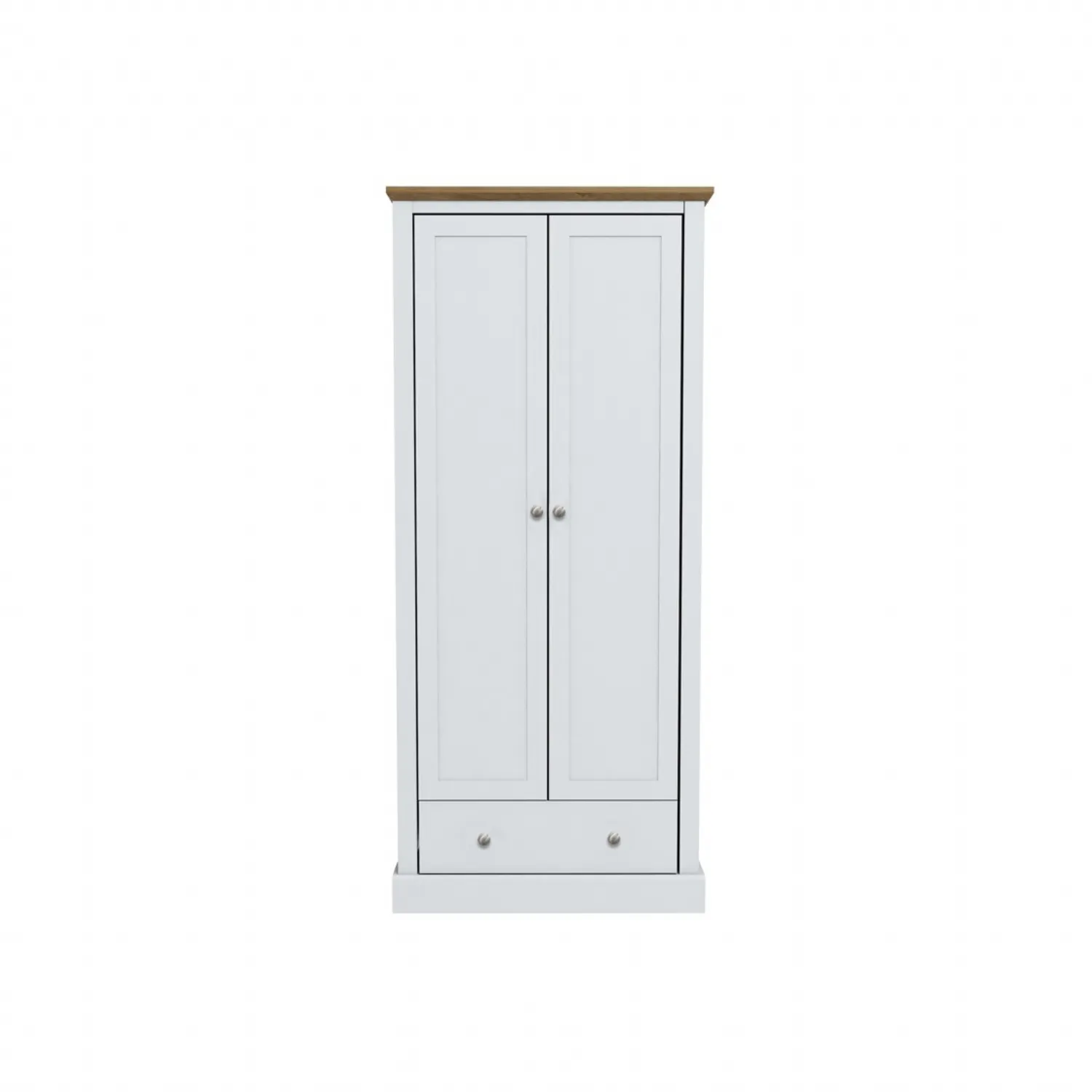 Devon 2 Door Wardrobe White