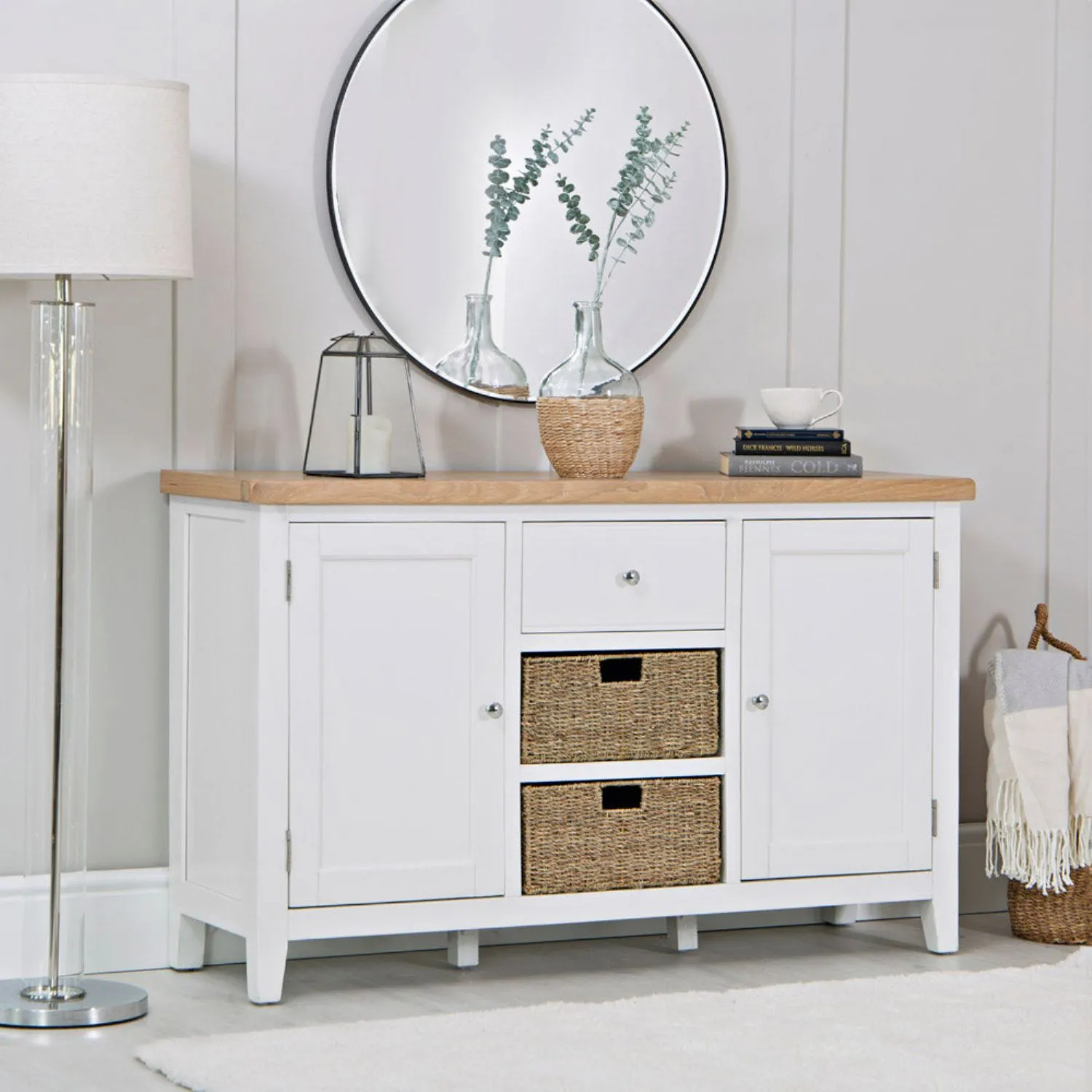 EA Dining White Large sideboard