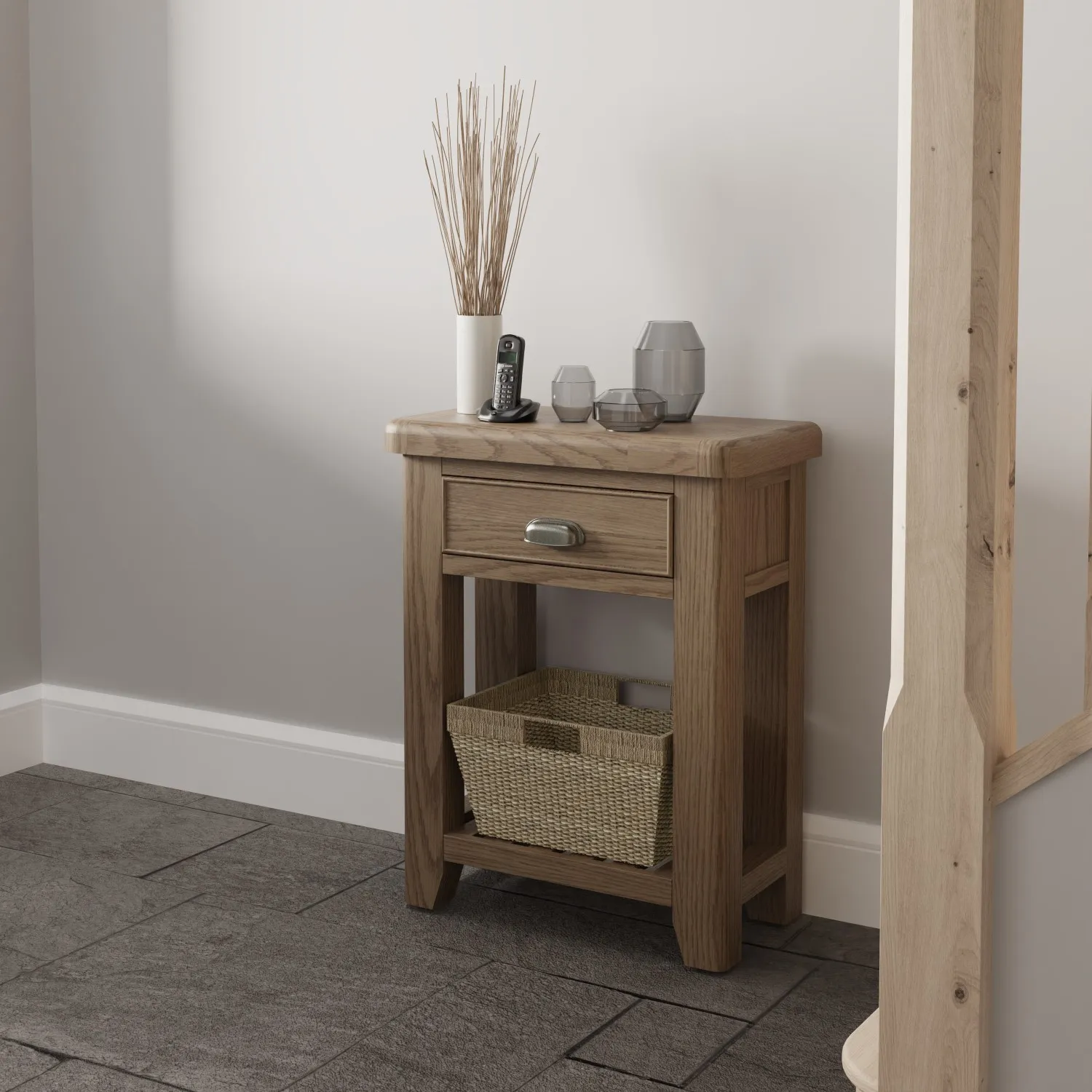 Oak Telephone Table