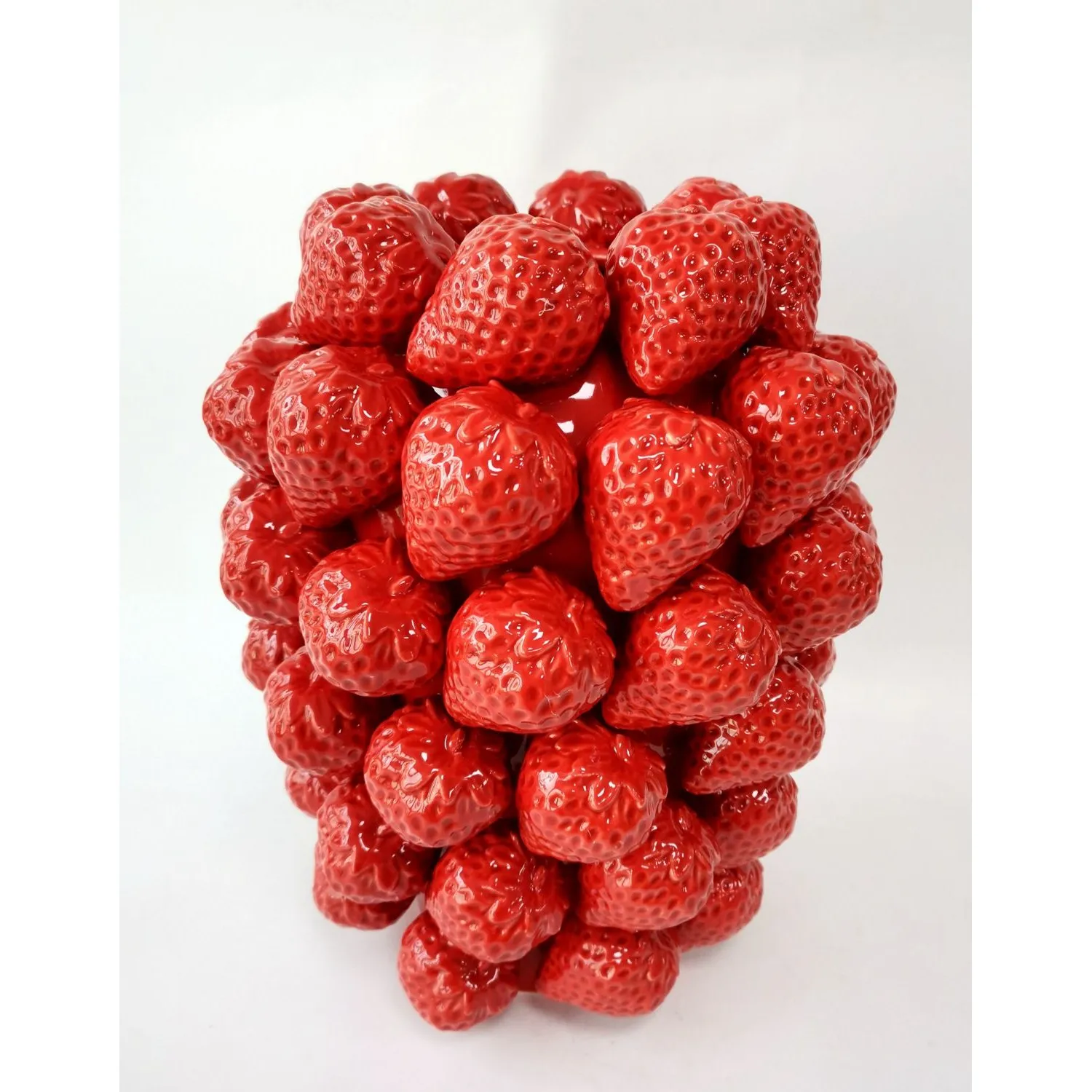 Ceramic Extra Large Multi Strawberry Vase