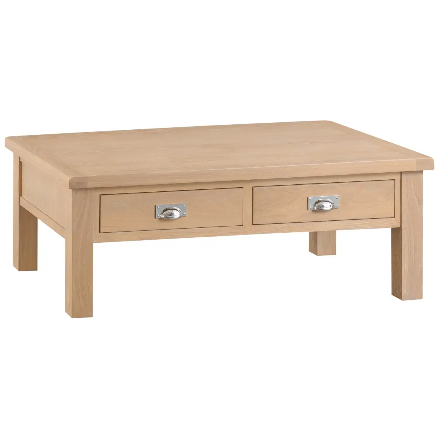 Modern 2 Drawer Large Coffee Table