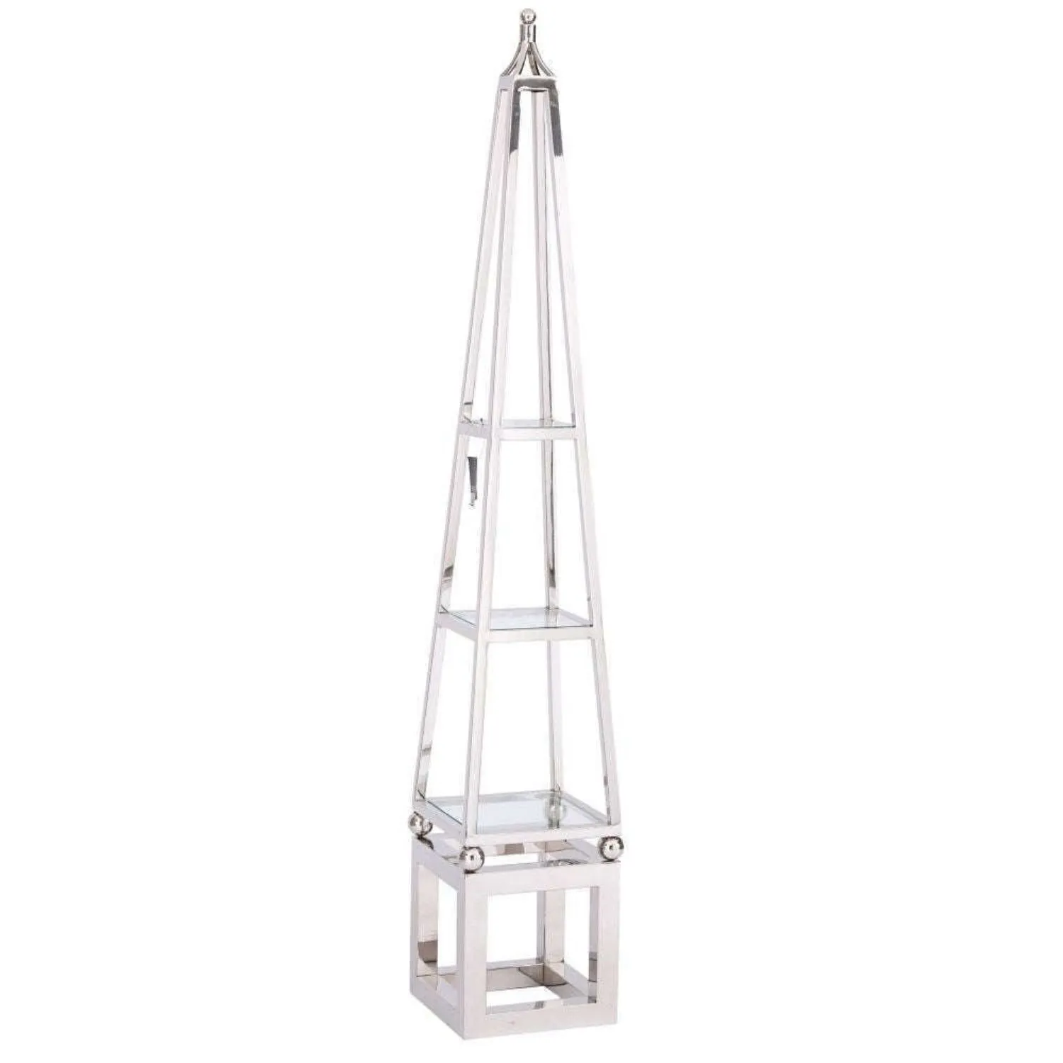 Mint Homeware Obelisk Glass And Steel