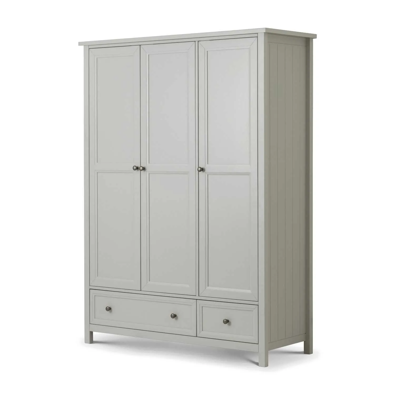 Maine 3 Door Combination Wardrobe Dove Grey