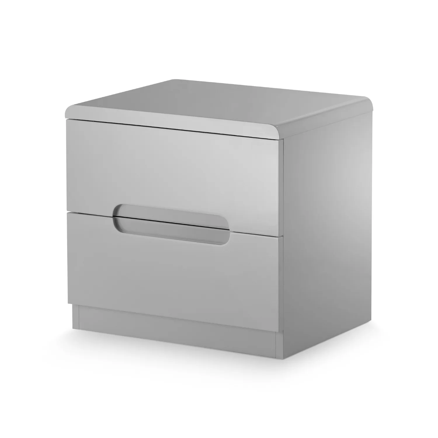 Manhattan 2 Drawer Bedside Grey