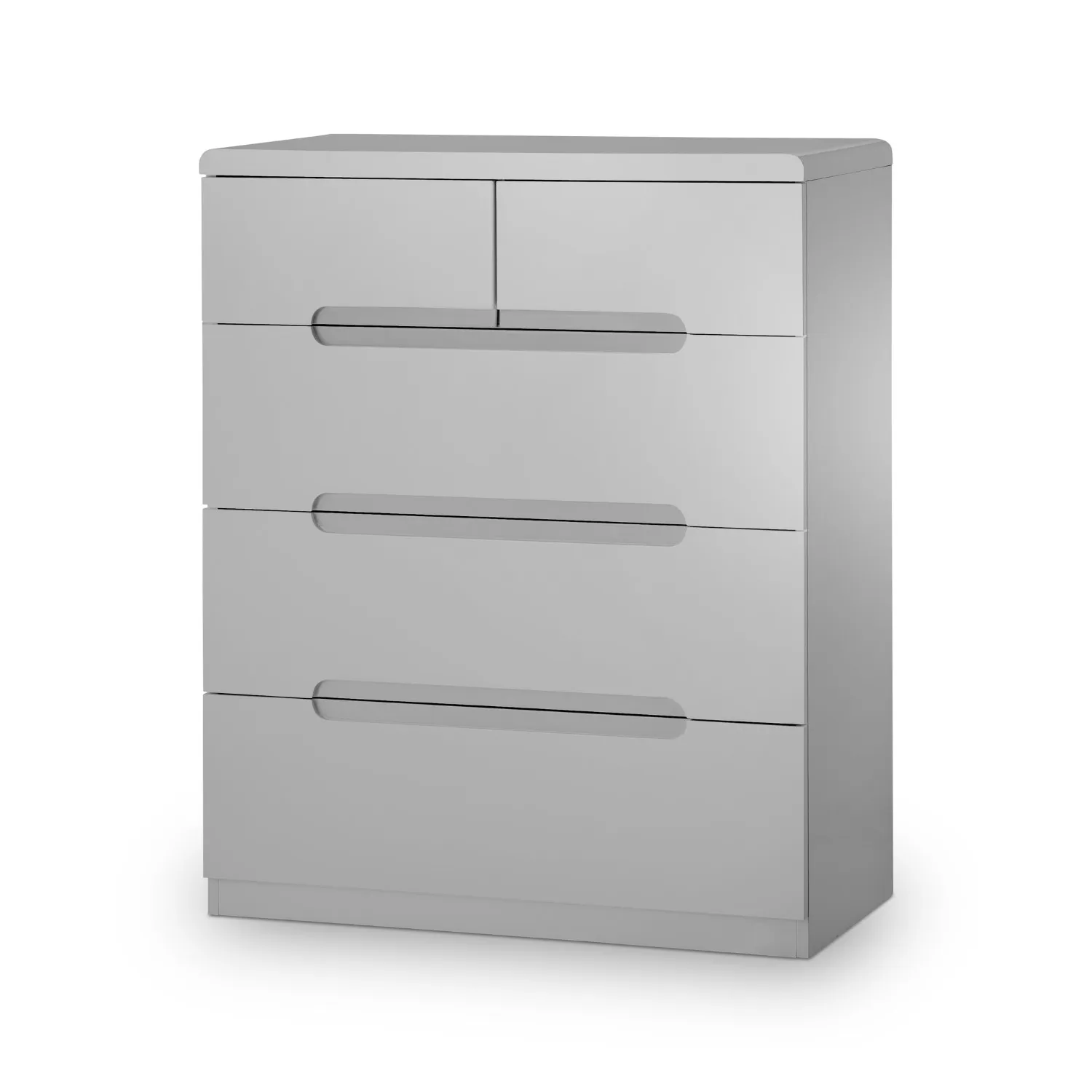 Manhattan 3+2 Drawer Chest Grey