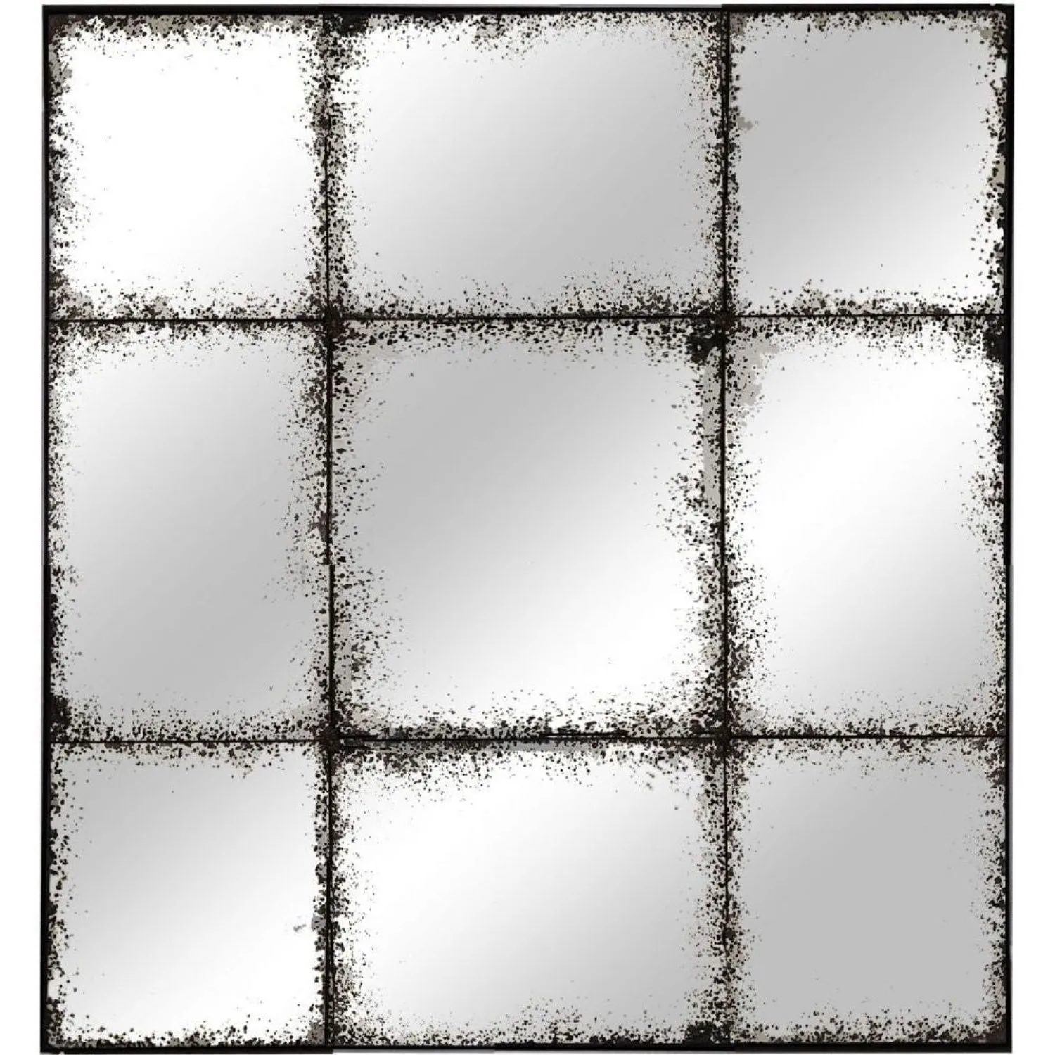 Mirror Collection Square Window Effect Antique Mirror