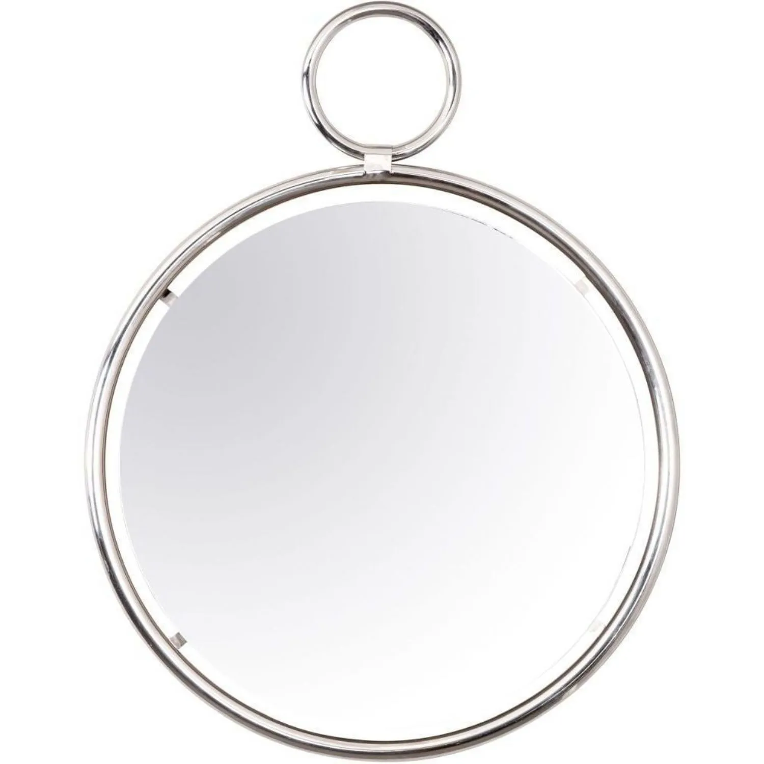 The Mirror Collection Round Mirror Silver