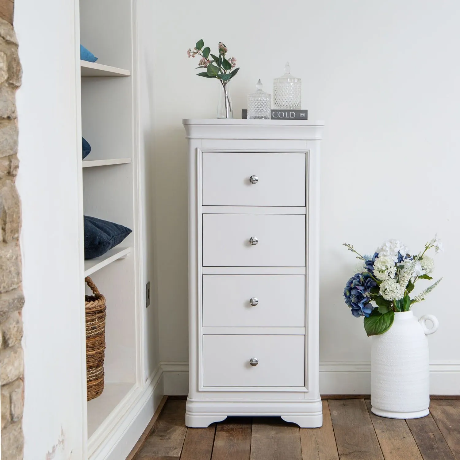 SB Bedroom 4 Drawer Narrow Chest