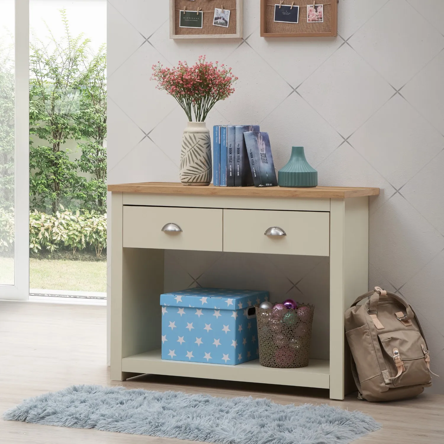 2 Drawer Console Table