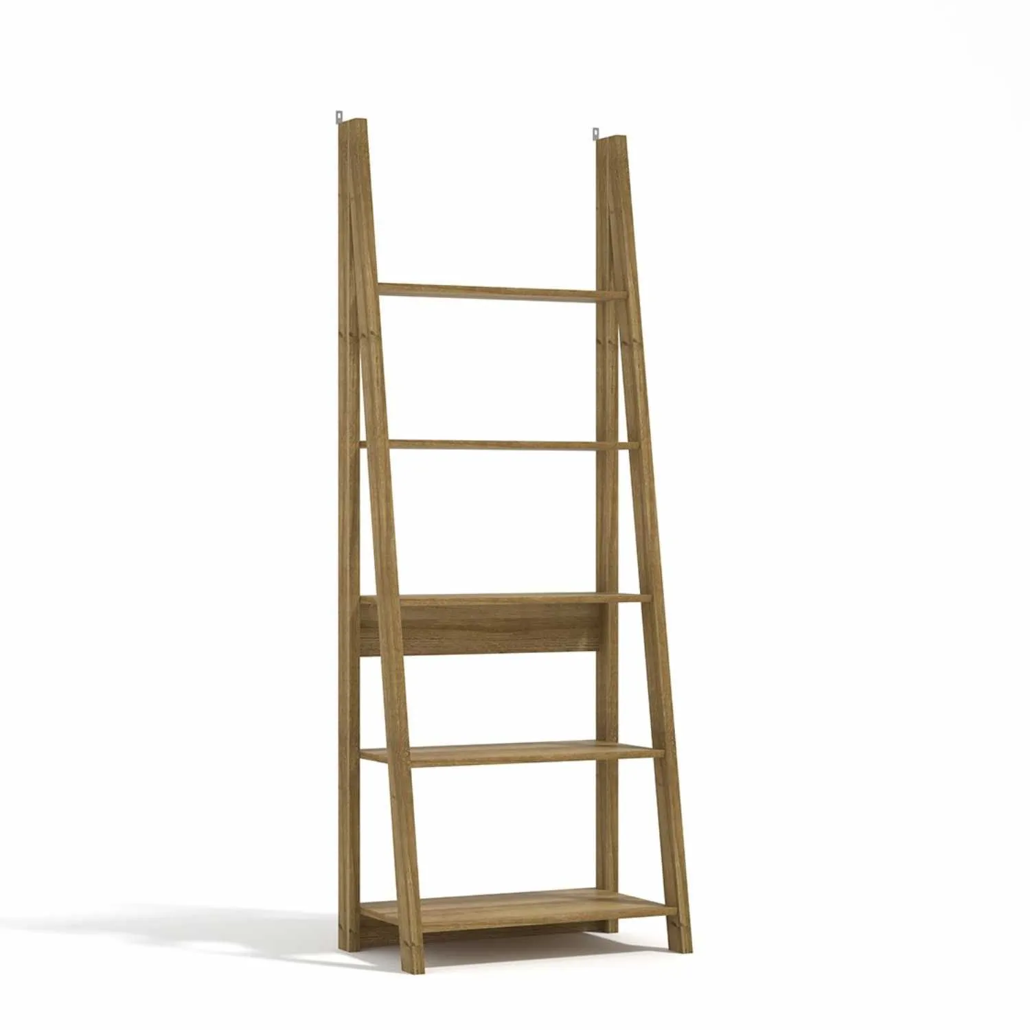 Tiva Ladder Bookcase Oak