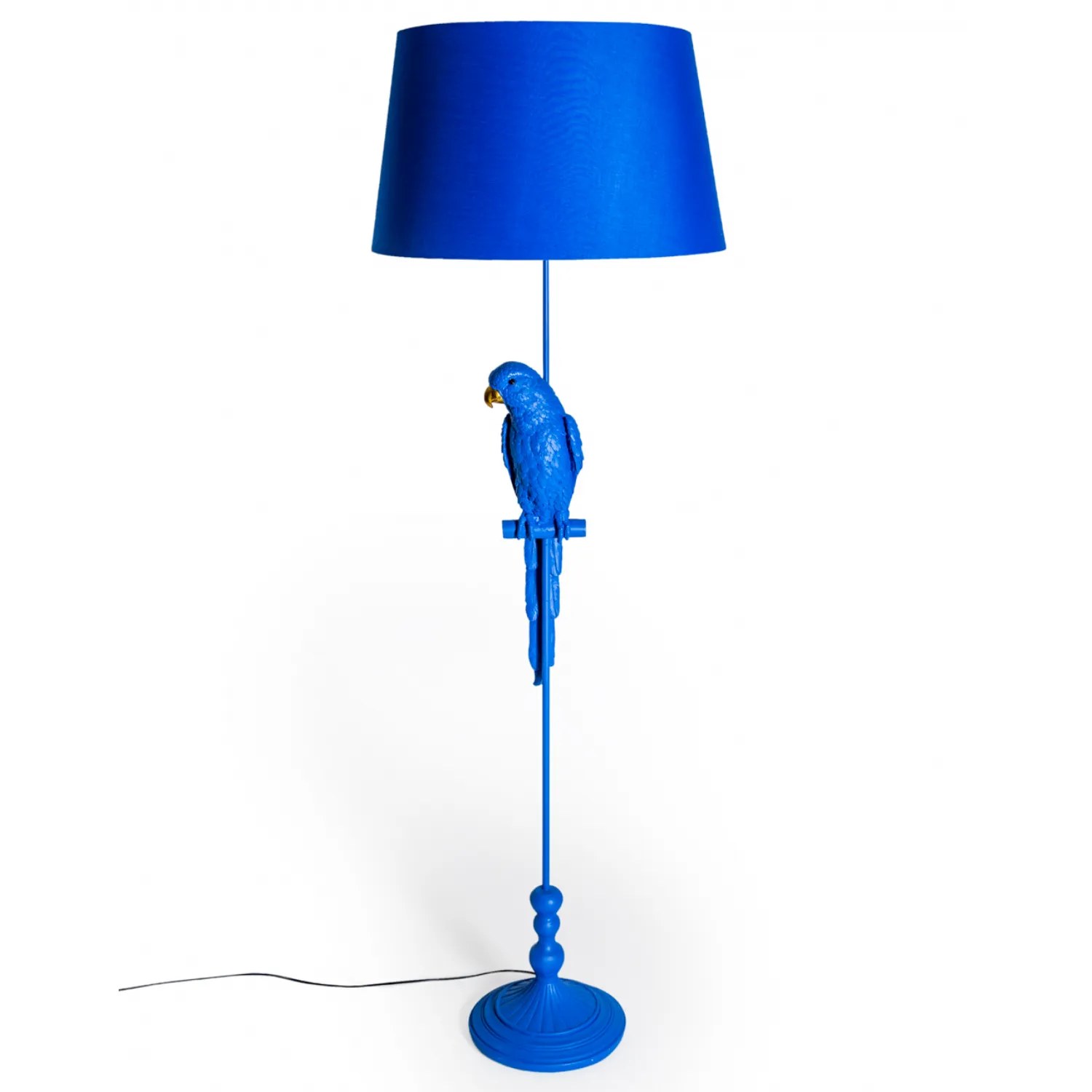 Blue Parrot Floor Lamp