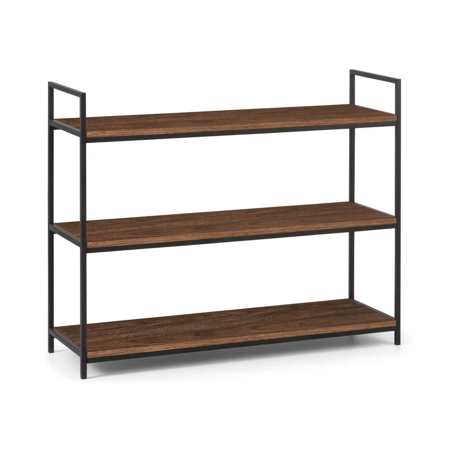 Tribeca Low Bookcase Walnut