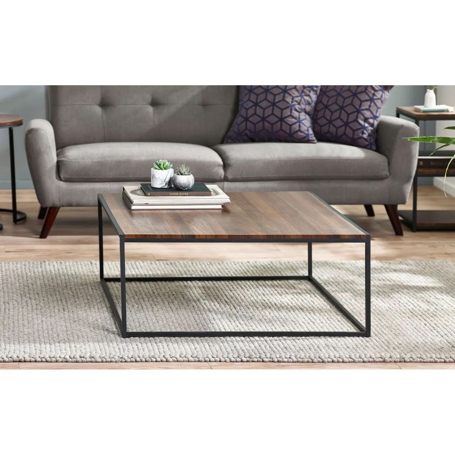 Tribeca Square Coffee Table Walnut