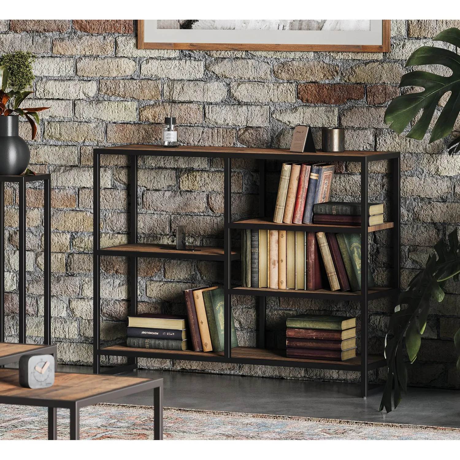 Ooki Low Open Bookcase