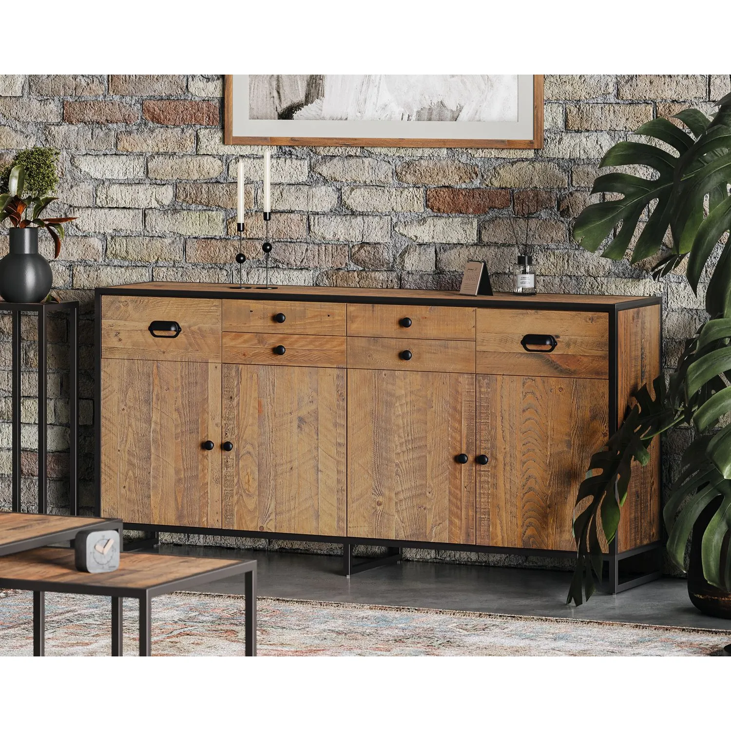 Ooki Large Door Drawer Sideboard