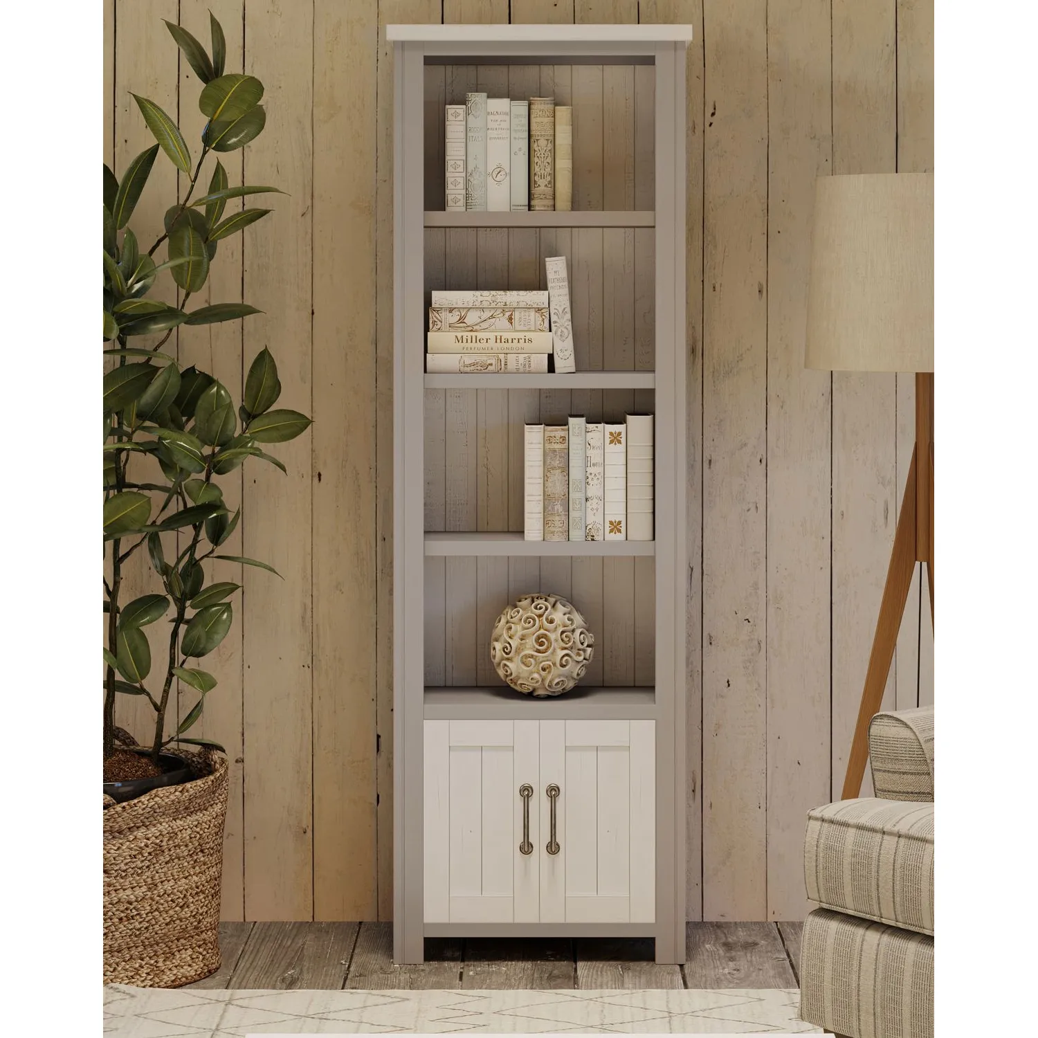 Greystone Narrow Bookcase